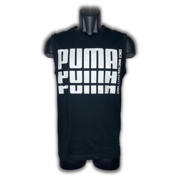 Puma Black and White Tank Top - Picture 5 of 7
